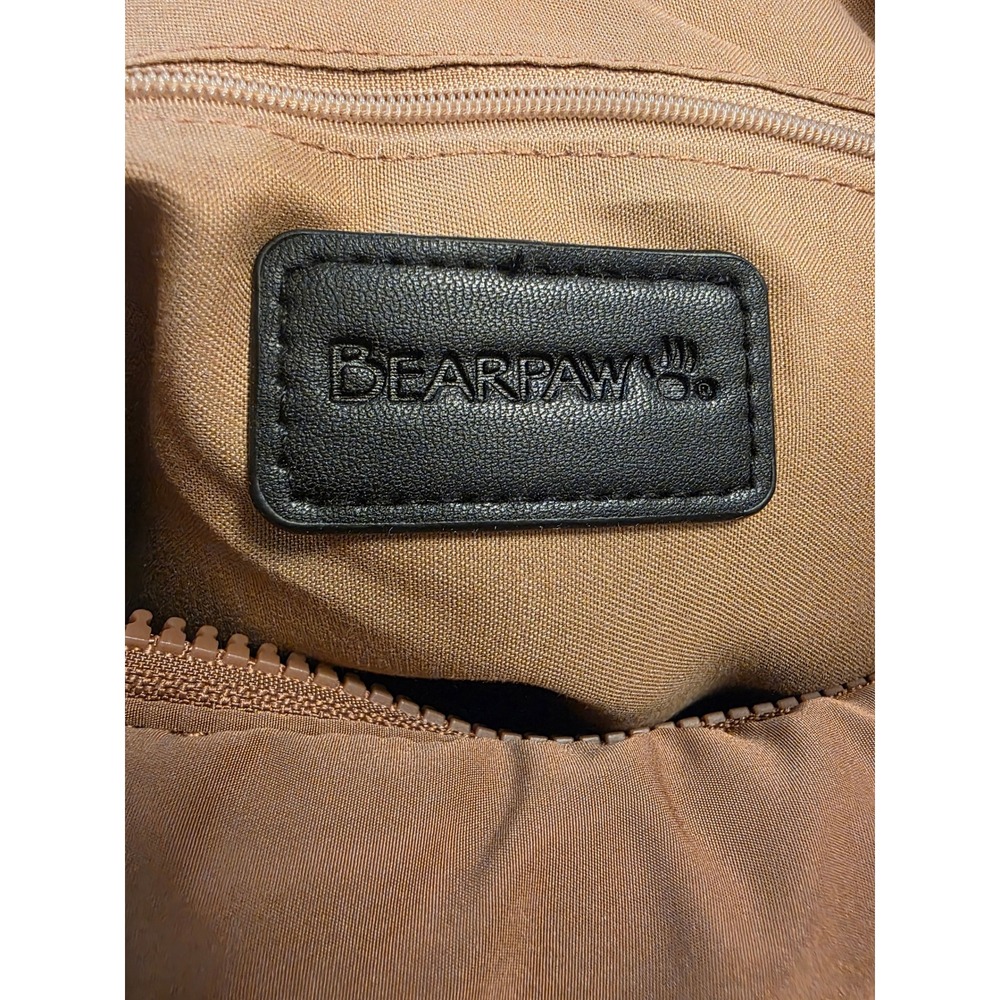 Bearpaw Puffer Hobo Bag Tan Brown Quilted Padded Shoulder Bag NWT - Picture 9 of 9